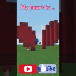 【Minecraft】私の思いはこれです My heart is … #minecraft #マイクラ #マインクラフト #Shorts #minecraftshorts