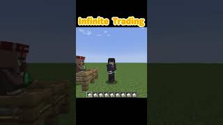 【Minecraft】村人の取引を無限に行えたら普通にチートだと思う。便利MOD『Infinite Trading』の紹介【MOD紹介】#shorts