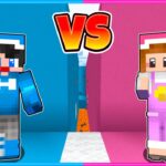 マインクラフトで ちろる VS ぴの のアスレチック2【 マイクラ / Minecraft 】#Shorts