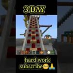 roller coaster in minecraft #shorts #minecraft #ytshort