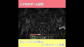 【マイクラ】【脱出】落とし穴からの脱出#shorts