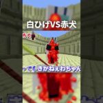 マイクラの世界で『白ひげが赤犬』に挑んだ結果ｗ【マインクラフト｜まいくら】#shorts