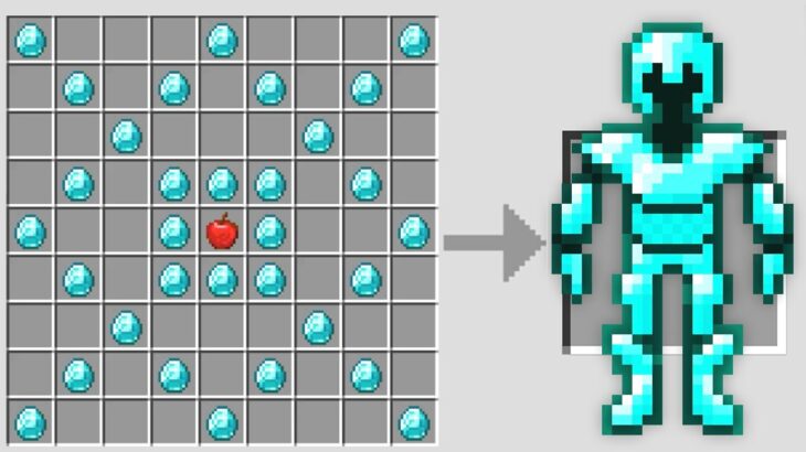 作業台がデカすぎる世界でサバイバル【マインクラフト】