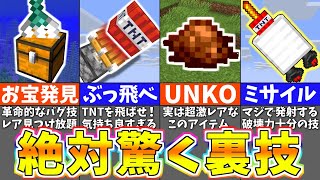 【マイクラ】上級車でも知らないヤバすぎる裏技＆小ネタ１１選【まいくら・マインクラフト】