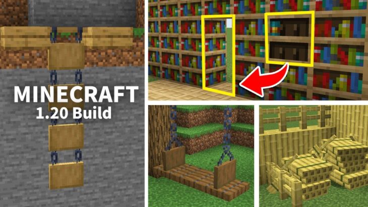 10+ Minecraft 1.20 Build Hacks & Ideas