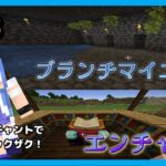 #13 初エンチャント＆ブランチマイニングに挑戦でダイヤモンド大量ＧＥＴ！？【マインクラフト/マイクラ】【ゲーム実況】