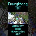 EverythingTNT!!!!#マインクラフト #マイクラ #minecraft #shorts #mod #tnt #bomb #everything