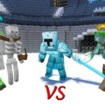 Ice Warrior vs Mutant Creature! Minecraft mob battle! Part1