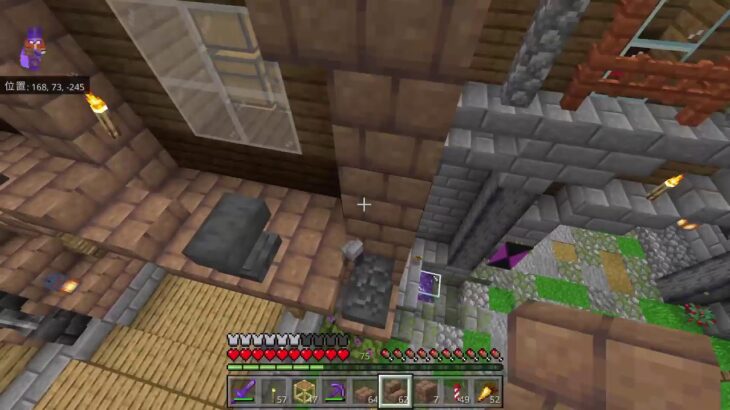 [Minecraft] ゼロから始めるサバイバル建築 [雑談] 泥と向き合います