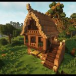【Minecraft】小さな畑のあるサバイバルハウス　マインクラフト建築