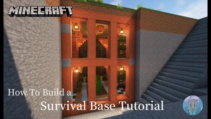 Minecraft 建築：如何蓋一個地下倉庫！│How to build a  Underground warehouse【秘密himitsu】│마인크래프트 건축│マイクラ建築│【其他建築】#2