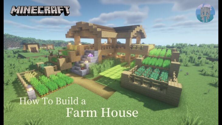 Minecraft 建築：如何蓋一個簡單的農舍！│How to build a farm house【秘密himitsu】│마인크래프트 건축│マイクラ建築│我的世界│【其他建築】#1