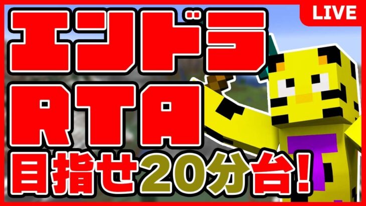 【マイクラ】エンドラRTA！自分との闘い！