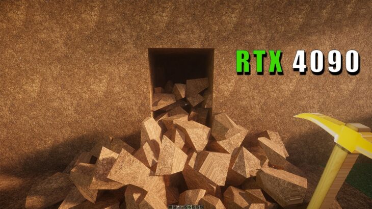 RTX 4090 vs Minecraft 4K – NostaligaVX RAYTRACING Shader + Physics Mod