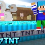 友達の家をダイヤモンドTNTで爆発して幸せにしてみた！【マイクラ / マインクラフト】