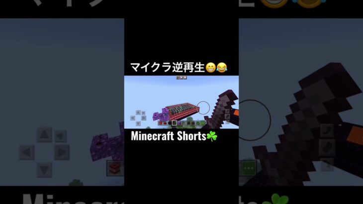 #minecraftshorts(Minecraft)マイクラ逆再生😁😂#shorts