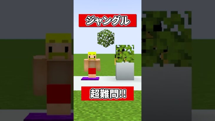 超難問葉っぱクイズ！【マイクラデスクイズ】#shorts