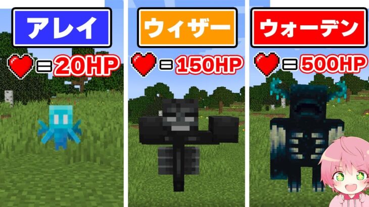 【マイクラ】『全てのモブに変身できる世界』でサバイバル生活してみた結果ｗｗｗｗｗｗｗｗ【 マインクラフト・まいくら 】