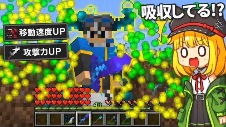 【マインクラフト】経験値を食べさせると強くなる剣なら余裕でエンドラは倒せる？【ゆっくり実況】
