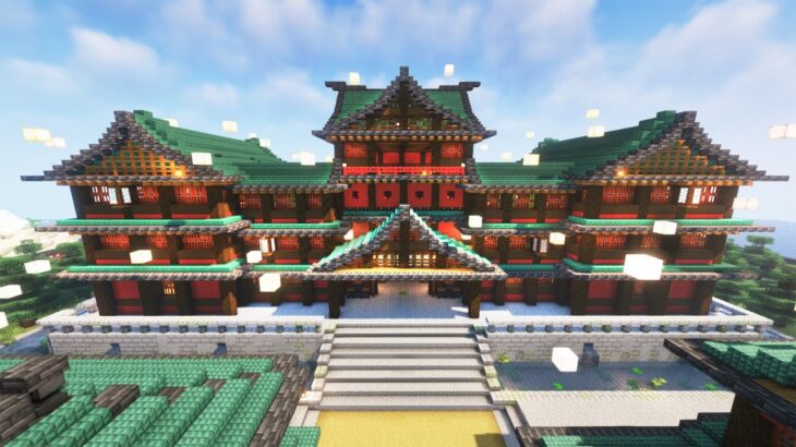 【マイクラ建築】2ヶ月かけた町の最後の建築が完成しました #71【マイクラ】【MENワールド2022】