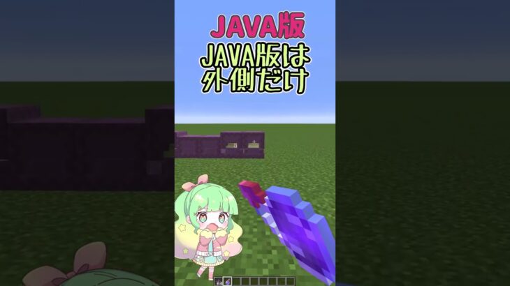 統合版とJAVA版の違いしってる！？豆知識【マイクラ】#shorts