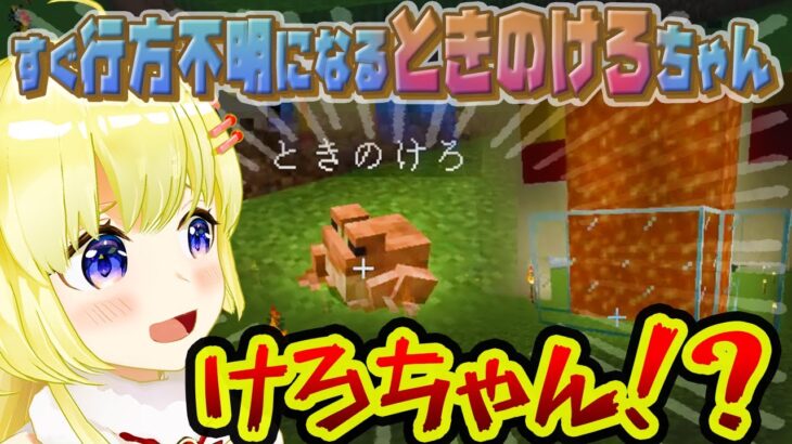 【マイクラ】そらちゃんのカエルと出会う角巻わため【ホロライブ切り抜き/角巻わため/Minecraft】