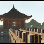 【Minecraft】シンプルな浮御堂　和風建築　マインクラフト建築