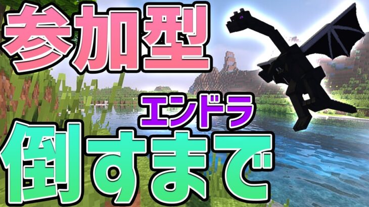 【参加型】エンドラ倒すまで終わらない配信【マイクラ/Minecraft】