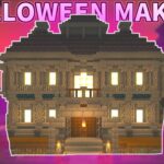 【マイクラ】ハロウィン建築しました ～お化け屋敷風な洋館～【Minecraft】