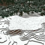 【統合版マイクラ】雪原を整地するタイムラプス【Minecraft建築】【#Shorts】