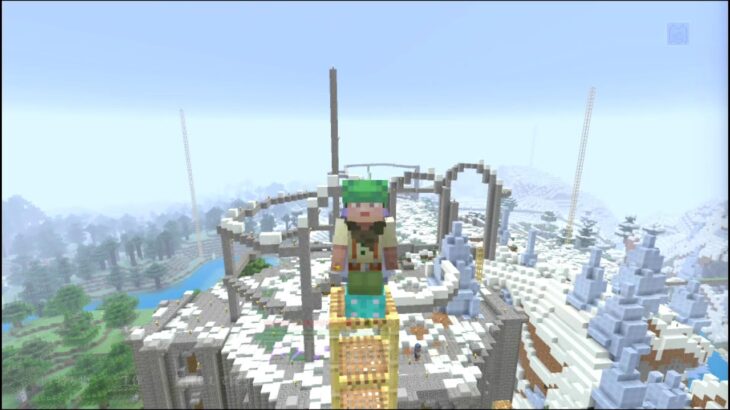 いずみのライブ「マインクラフトPS4版」ソロプレイ　＠サバイバル建築