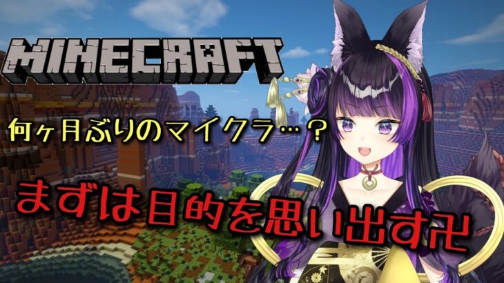 【マイクラ】 久々の平日朝マイクラ！【雑談/chatting】