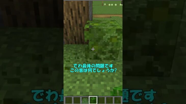 #shorts マインクラフトの色々な音『マイクラ』【豆知識&裏技&解説&ゆっくり実況&MOD紹介】