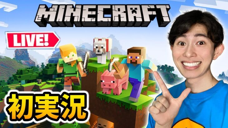 初めてのマインクラフトをやっていく！！【まいくら/マインクラフト】