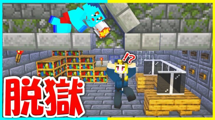 脱獄してやり返せ！お兄ちゃんに裏切られて捕まった😡【まいくら/マインクラフト】