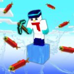 【マイクラ】1週間「1マス水ブロック」の世界でサバイバル生活してみた結果！？