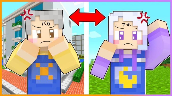 【 マイクラリレー 2022】 トモダチと中身が入れ替わった！？元のカラダに戻ろうとした結果！【 マイクラ / まいくら / Minecraft 】