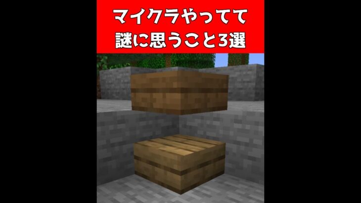 現在も解明されてない謎豆知識3選【マイクラ】【Minecraft】