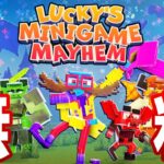 【統合版マイクラ】無料マップ「LUCKY’S MINIGAME MAYHEM」新年のお祝い無料ギフト&セール開催【Switch/Win10/PE/PS4/Xbox】