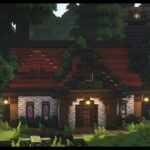 【Minecraft】簡単な作りでオシャレなサバイバルハウス　マインクラフト建築
