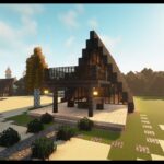 【Minecraft】モダンなサバイバルハウス　マインクラフト建築