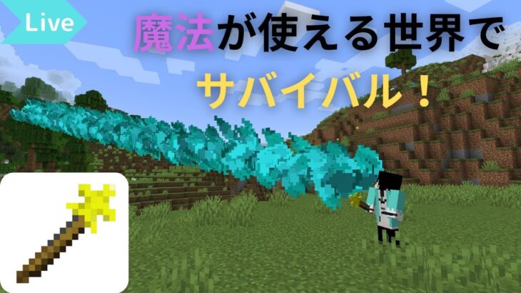 [Minecraft]魔法が使える世界でサバイバル！