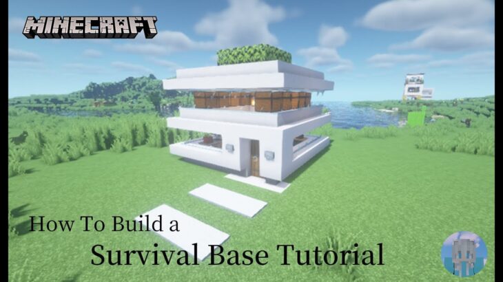 Minecraft 建築：簡單快速的生存基地！│How to build a survival base tutorial【秘密himitsu】마인크래프트 건축│マイクラ建築│【迷你屋】#7