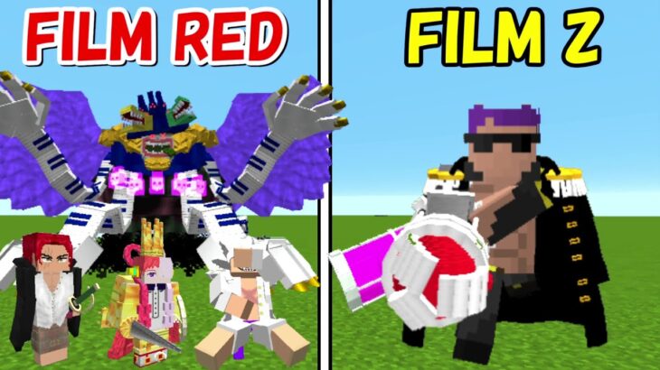 【Minecraft】FILM RED vs  FILM Z　どっちが強い！？【ワンピースMOD】