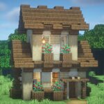 【マインクラフト】小さなかわいい家の作り方【Minecraft】How to Build a Small House【マイクラ建築】