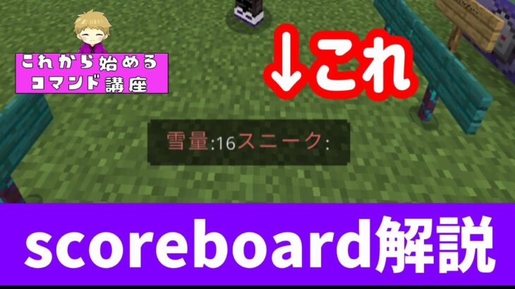 【統合版マイクラ】scoreboardマスター【コマンド初心者講座⑤】