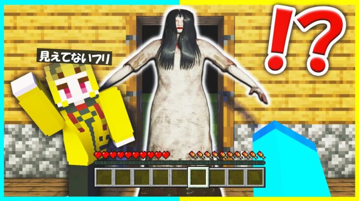 ゲーム中に自分にだけオバケが見えるドッキリ😂【まいくら/マインクラフト】