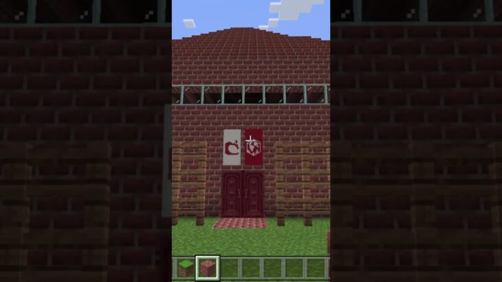 Minecraft 8秒で家を作ったw #shorts