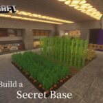 Minecraft 建築：如何蓋一個秘密生存基地！│How to build a secret survival base【秘密himitsu】마인크래프트 건축│マイクラ建築│【生存小屋】#37