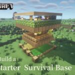 Minecraft 建築：三層樓的新手生存基地！│How to build a starter survival base【秘密himitsu】마인크래프트 건축│マイクラ建築│【生存小屋】#39